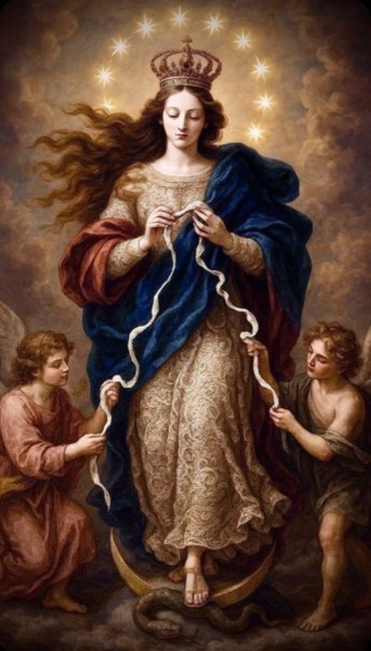Totvs_tuus51320's tweet photo. Dearest Holy Mother, Most Holy Mary, you undo the knots that suffocate your children, extend your merciful hands to Us. https://t.co/WwXVkFdfvZ