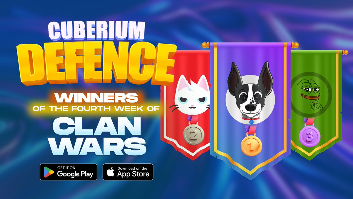 🚨 Week 3 of Clan Wars in Cuberium has officially ended! 🚨

🥇 1st place: $ADA
🥈 2nd place: $MEW
🥉 3rd place: $PEPE

Congratulations to $ADA clan on taking the crown — the top players shared 200,000 coins! 🪙

Didn’t make it this time?

No worries — all points have been reset