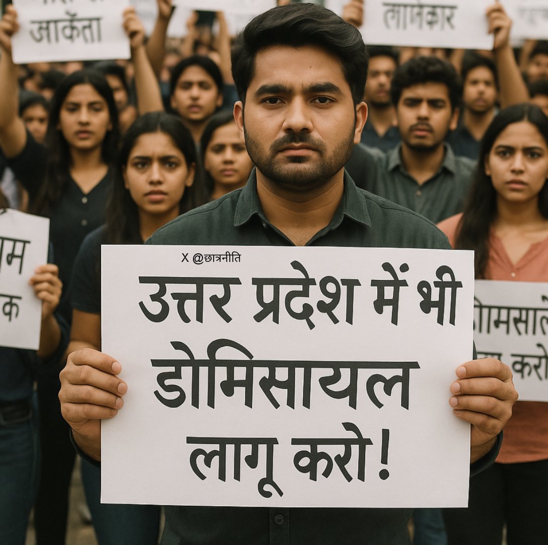 Chatraniti's tweet photo. यूपी में भी डोमिसाइल अभियान ✅

➡️इस hastag को इस्तेमाल करना है :

#UP_WANTS_DOMICILE
#domicile_also_in_UP

इस ग्रुप में जुड़ जाएं और इस msg को शेयर करें :
👇
https://t.co/mJiWK52S8M https://t.co/EOKs3Q67wO