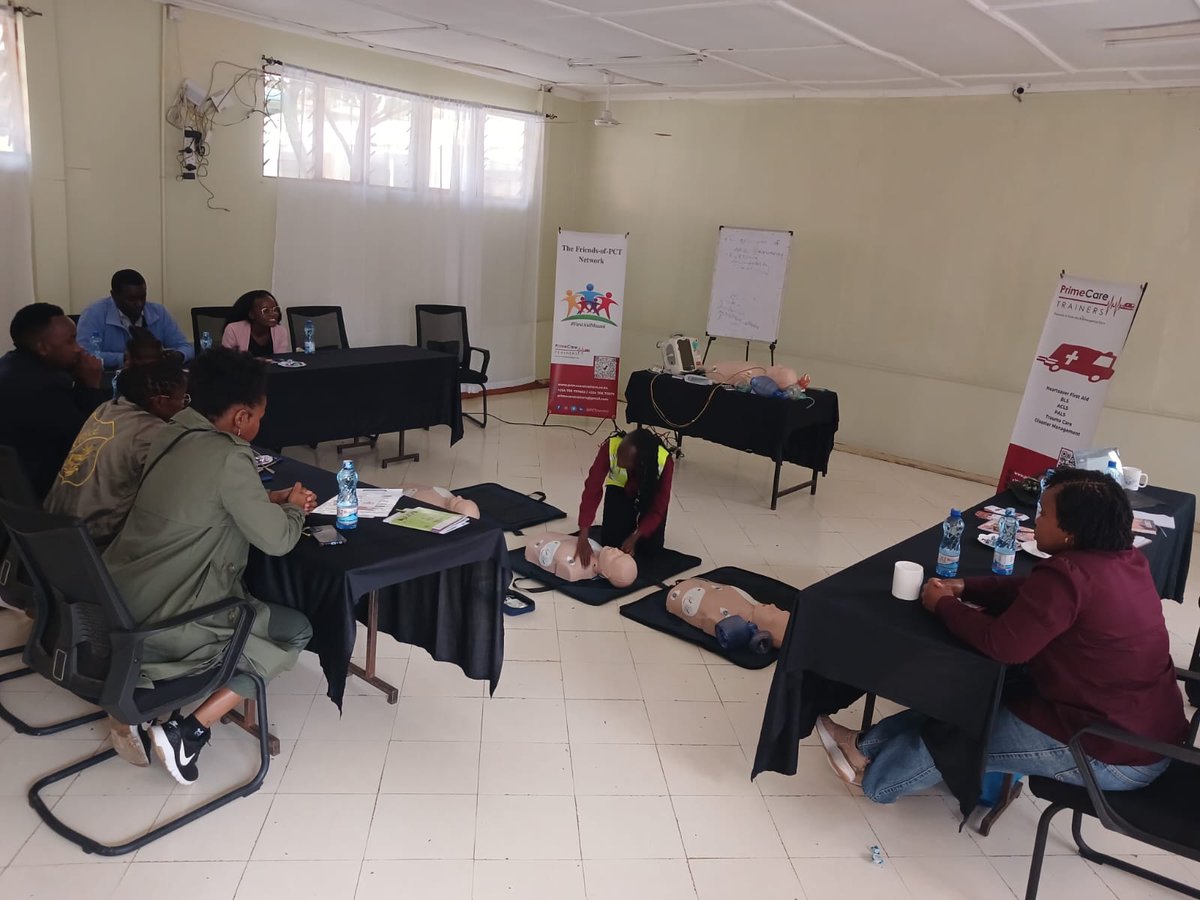 PCTconnect's tweet photo. We had the privilege of training passionate healthcare providers in Nakuru on BLS &amp; ACLS, equipping them with advanced skills to respond quickly and effectively during emergencies. https://t.co/lQGlqcr0P8