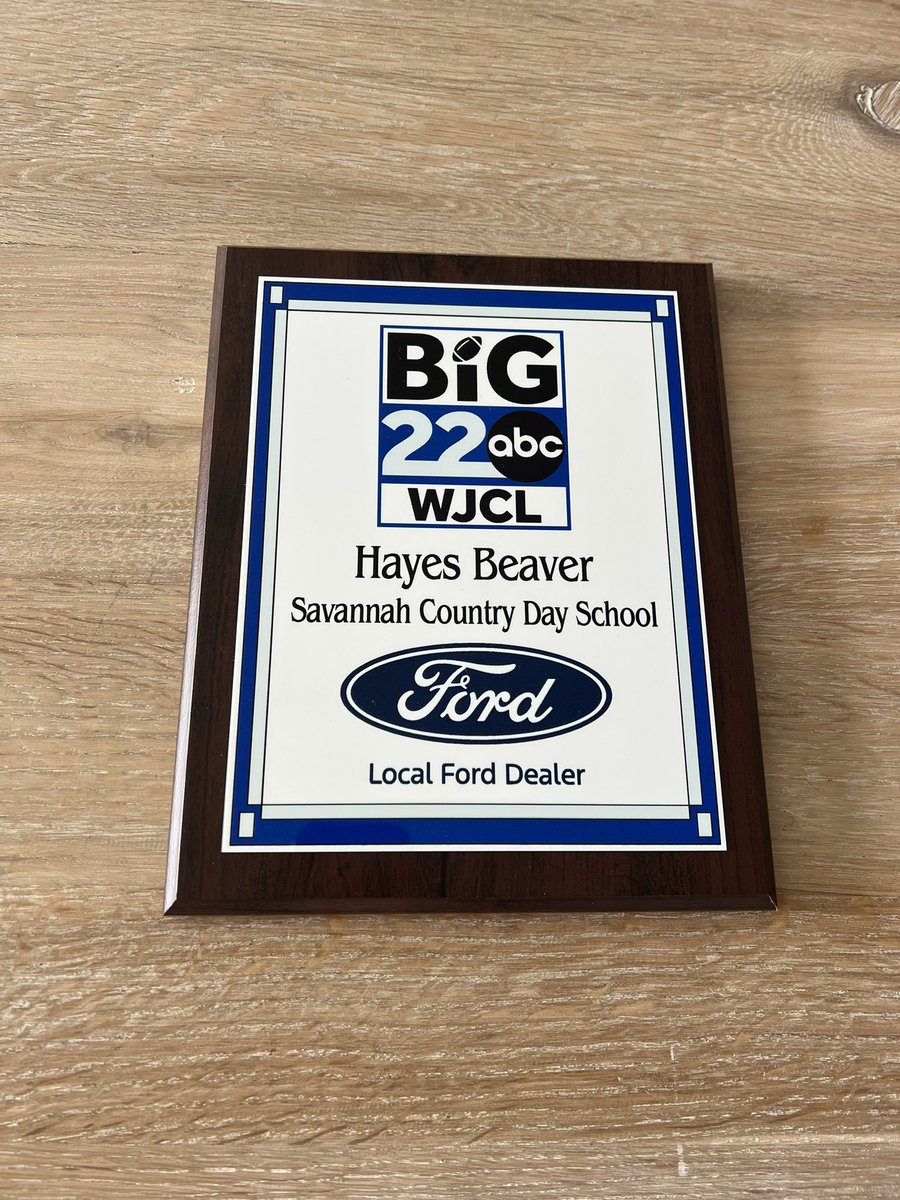 Hayes Beaver (@hayes_beaver8) on Twitter photo Thank you <a href="/TheBigGuyWJCL/">Frank Sulkowski WJCL</a> and <a href="/WJCLNews/">WJCL News</a> for the Big22 award‼️ Top 22 guys from Greater-Savannah! <a href="/Jblackcky44/">Joey Blackmore</a> <a href="/TerryMotl/">Terry Motl</a> <a href="/RecruitGeorgia/">Recruit Georgia</a> <a href="/rob_deloach/">Rob USAF Veteran-Ammo</a> Thank you <a href="/TheBigGuyWJCL/">Frank Sulkowski WJCL</a> and <a href="/WJCLNews/">WJCL News</a> for the Big22 award‼️ Top 22 guys from Greater-Savannah! <a href="/Jblackcky44/">Joey Blackmore</a> <a href="/TerryMotl/">Terry Motl</a> <a href="/RecruitGeorgia/">Recruit Georgia</a> <a href="/rob_deloach/">Rob USAF Veteran-Ammo</a>