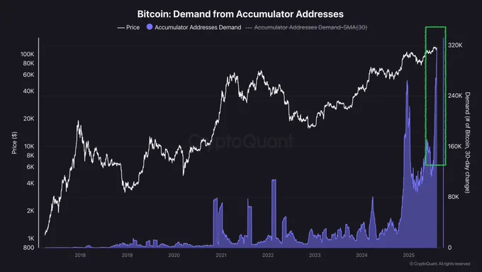 🟠BTC-ARCHIVE: "Nuovo Massimo Storico per la Domanda di Indirizzi di Accumulo di Bitcoin: Investitori con Mani di Diamante Acquistano di Più"