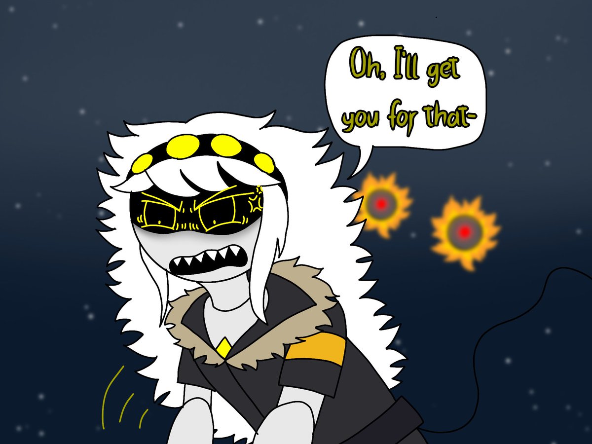 ChibipieKagane's tweet photo. N-Sanity GB AU - N's Shots Backfire on Her (Redraw)

Drew a scene where Fem N was getting up after Male J tripped her in order to escape her grasp, she was pissed but realized too late that the missiles came back with her own the way

#murderdrones #genderbend #nsanity https://t.co/yi3rsyUoID