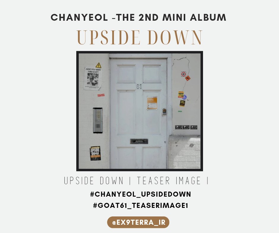 برای حمایت از انتشار اولین سری فوتو‌تیزرهای دومین مینی‌آلبوم چانیول "Upside Down"  با فرمت زیر توییت میزنیم🚪

#CHANYEOL_UpsideDown
#GOAT61_TeaserImage1
<a href="/weareoneEXO/">EXO</a>