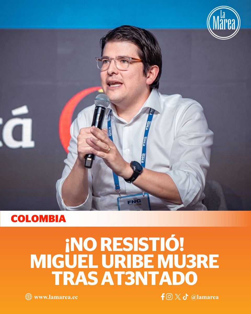 #Atención #Colombia | Miguel Uribe, precandidato presidencial colombiano, falleció tras semanas de lucha por su vida  >>> ow.ly/b02i50WCQnM