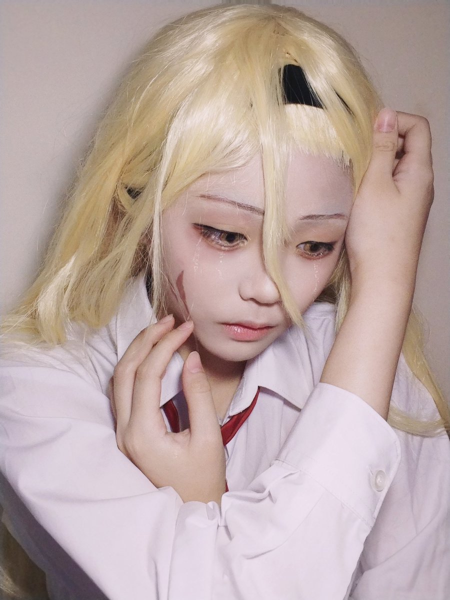 傷跡
⚠️雲母坂まりな　コスプレ
#タコピーの原罪コスプレ #cosplay