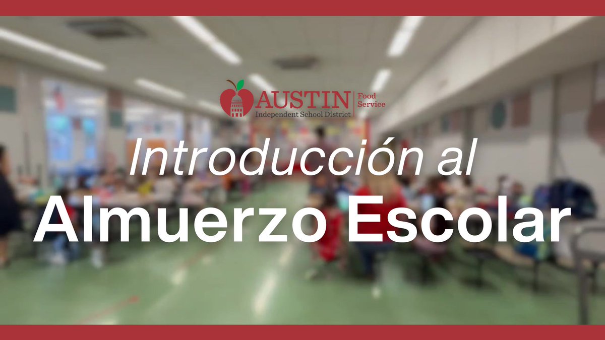 Austin ISD Food Service (@austinisdfood) on Twitter photo 🍎¡Comidas frescas y caras amables! 👩🏽🍳
Desde alimentos saludables, deliciosos y de alta calidad hasta el proceso en la línea de servicio, te presentamos la hora del almuerzo en
<a href="/AustinISD/">Austin ISD</a>.
📺 Introducción al Almuerzo Escolar en Austin ISD➡️youtu.be/VmrIN_HKy0k?si… 🍎¡Comidas frescas y caras amables! 👩🏽🍳
Desde alimentos saludables, deliciosos y de alta calidad hasta el proceso en la línea de servicio, te presentamos la hora del almuerzo en
<a href="/AustinISD/">Austin ISD</a>.
📺 Introducción al Almuerzo Escolar en Austin ISD➡️youtu.be/VmrIN_HKy0k?si…
