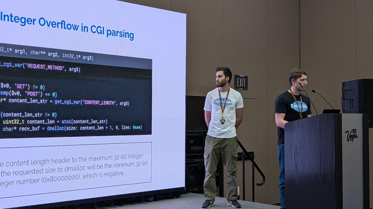 Faraday Security (@faradaysec) on Twitter photo 🔵 FARADAY AT <a href="/defcon/">DEF CON</a> 🔵
Once again, our researchers <a href="/ogianatiempo/">Octavio Gianatiempo</a> and <a href="/GastonAznarez/">Gaston Aznarez</a> delivered a lecture on hardware hacking.
This time sharing their latest findings on Draytek routers: new vulnerabilities and new security implications.
Congrats to them for their great work! 🔵 FARADAY AT <a href="/defcon/">DEF CON</a> 🔵
Once again, our researchers <a href="/ogianatiempo/">Octavio Gianatiempo</a> and <a href="/GastonAznarez/">Gaston Aznarez</a> delivered a lecture on hardware hacking.
This time sharing their latest findings on Draytek routers: new vulnerabilities and new security implications.
Congrats to them for their great work!