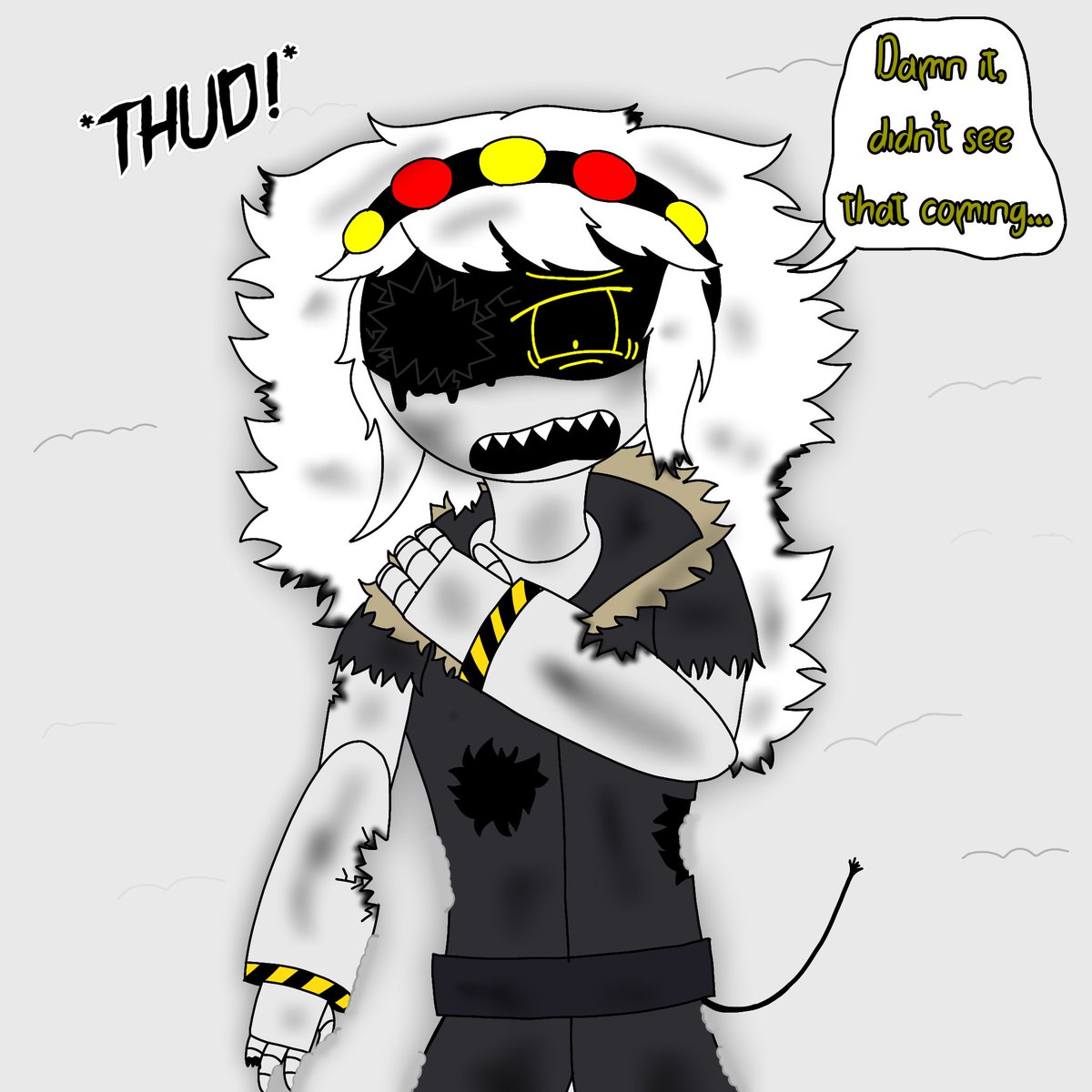 ChibipieKagane's tweet photo. N-Sanity GB AU - N's Shots Backfire on Her (Redraw)

Drew a scene where Fem N was getting up after Male J tripped her in order to escape her grasp, she was pissed but realized too late that the missiles came back with her own the way

#murderdrones #genderbend #nsanity https://t.co/yi3rsyUoID