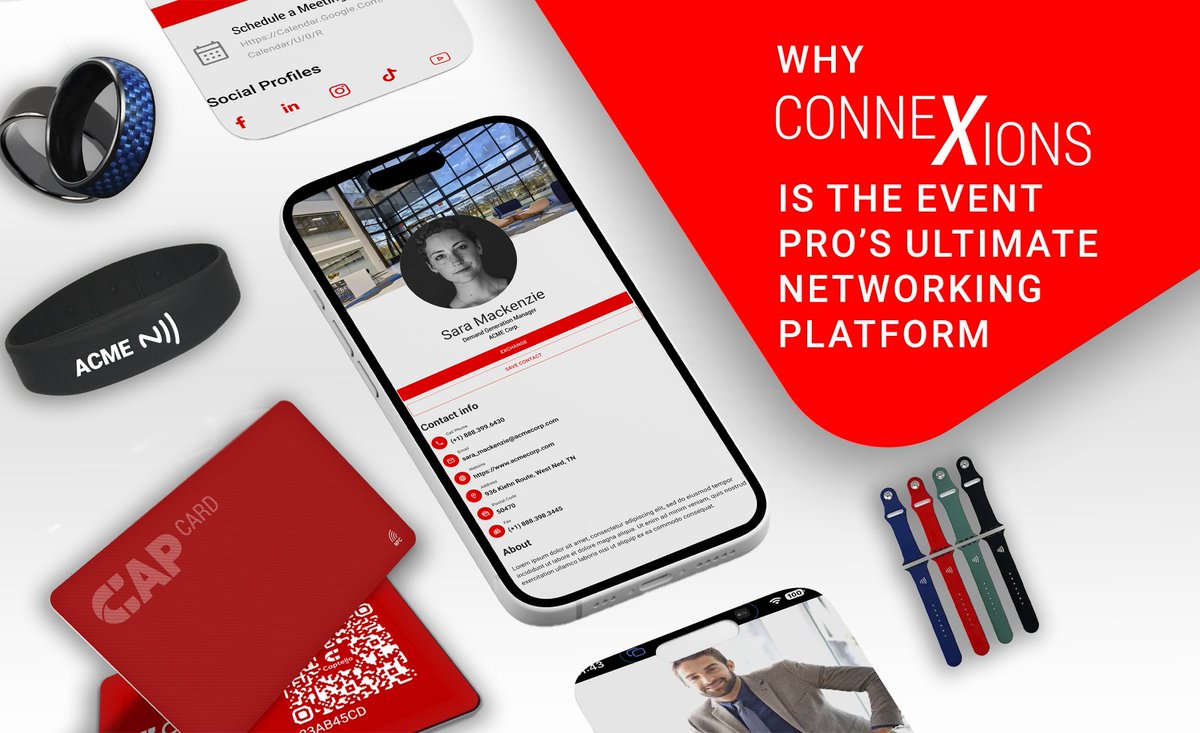 Captello1's tweet photo. Event pros, meet your new secret weapon!

Connexions combines wearable tech and real-time analytics to make networking faster and smarter.

Read the full blog here: https://t.co/VVs7gQi6kI

 #Captello #Connexions #EventProTools #SmartNetworking #WearableTech https://t.co/i4xlMpbx3h
