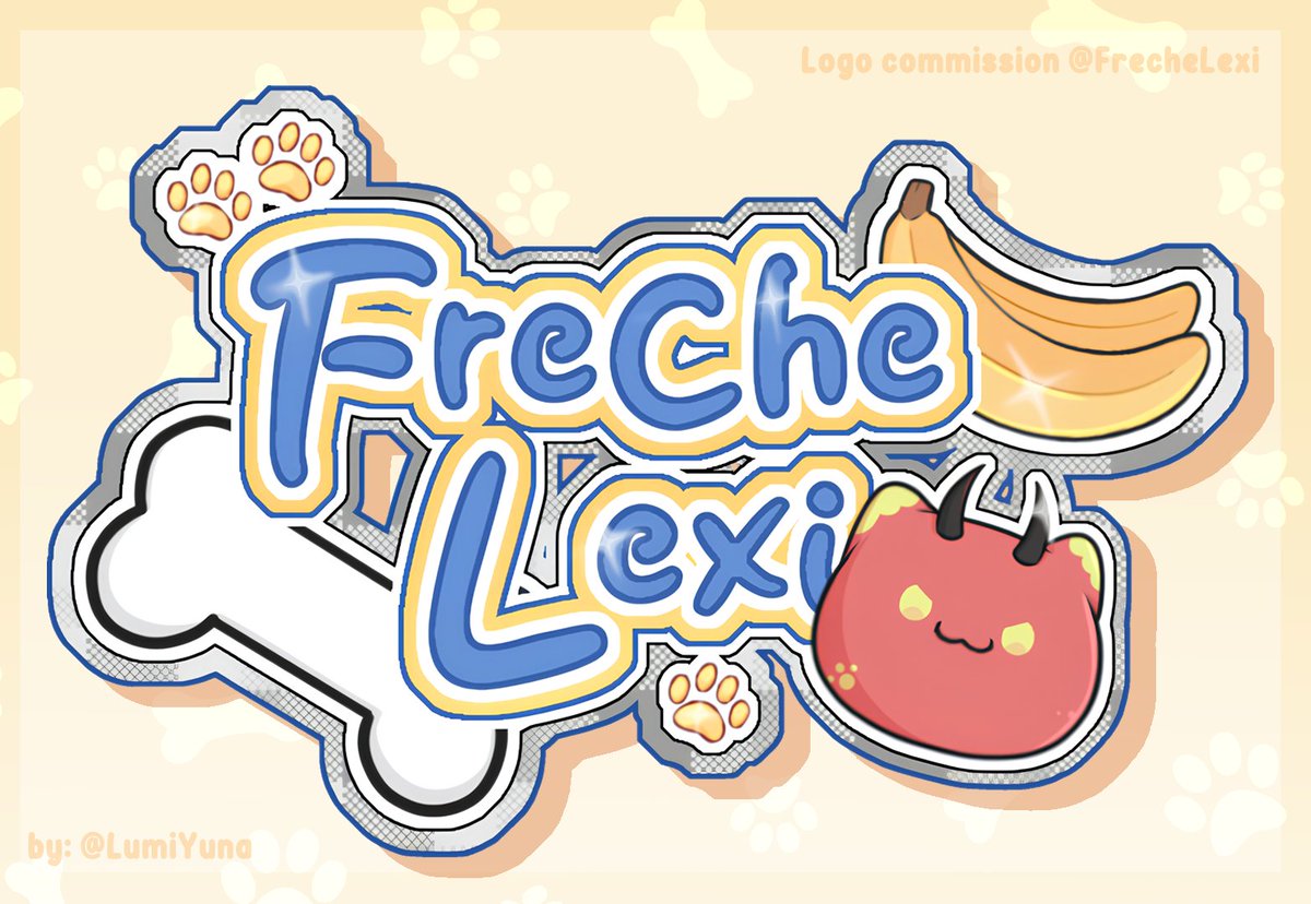 Lexi 🍌🐶 VTuber DoKoMi 2025 (@frechelexi) on Twitter photo Guten Mittag Welt, ich habe malwieder etwas bekannt zu geben, die liebe und zuckersüße <a href="/LumiYuna/">・༓🐶Lumi🍦༓・</a> hat mir ein Logo gezaubert, ich liebe es. It's soooo pwetty Guten Mittag Welt, ich habe malwieder etwas bekannt zu geben, die liebe und zuckersüße <a href="/LumiYuna/">・༓🐶Lumi🍦༓・</a> hat mir ein Logo gezaubert, ich liebe es. It's soooo pwetty