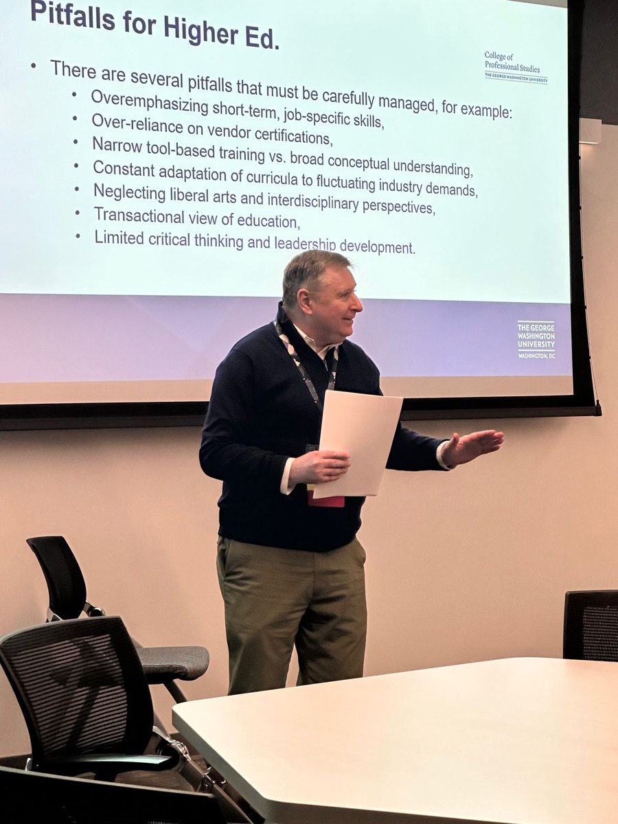 cpsgwu's tweet photo. GW CPS Cybersecurity BCP Director Dr. Scott J. White gave a powerful talk at the recent 2025 Virginia Cybersecurity Education Conference at VCU.

Proud to be a leader in cybersecurity education. 
🔗Learn more https://t.co/M3634Duv49

#CybersecurityEducation #GWUCPS #CareerReady https://t.co/1uOU3Bwcij