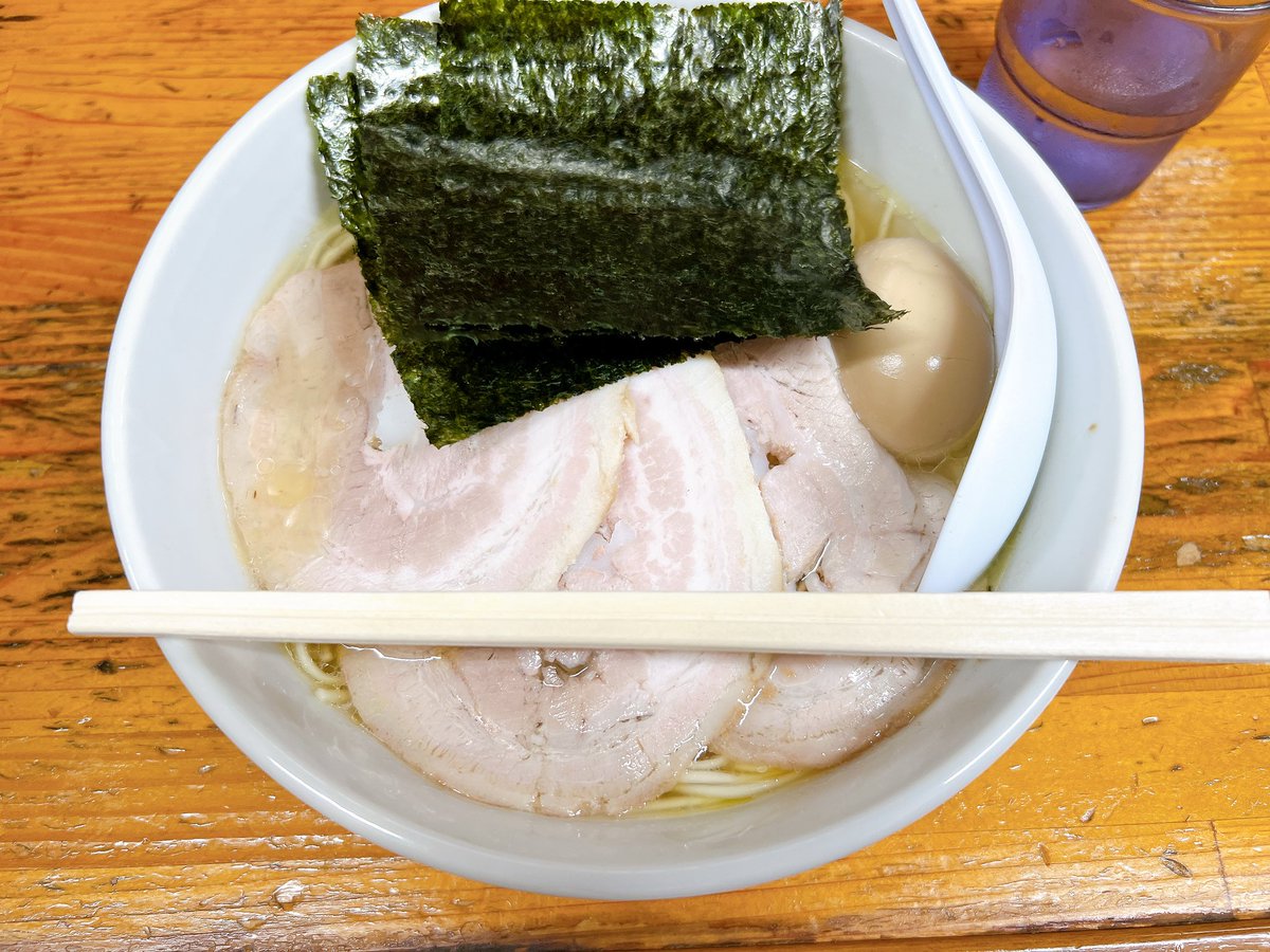 Bacon6464kun's tweet photo. とんでもなく美味しかった塩ラーメン https://t.co/v1FeppdCpe