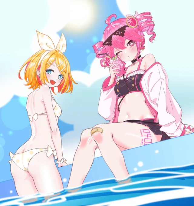 最終的に外しちゃったリンちゃんですが描いてました ドリルローラーもいいものだッ