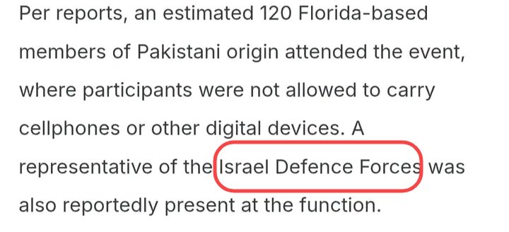 Pakistan Army Chief Asim Munir's alleged nuclear threats against India and dams, made at a Tampa, Florida event hosted by Adnan Asad, included Israeli military officials' presence, a significant detail overlooked by many...