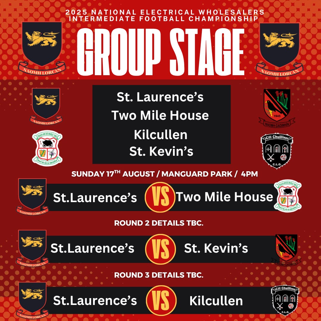 2025 National Electrical Wholesalers Intermediate Football Championship Group_C, Round_1 Fixtures.