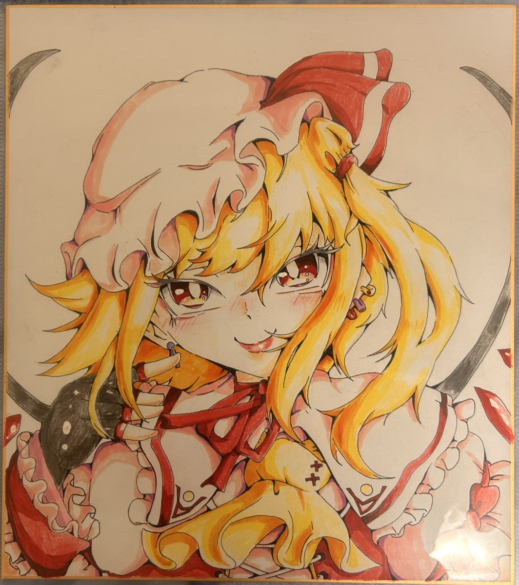 【ATTENTION】

今回局長ｻﾝのご厚意で
ﾜﾀｼの色紙を何点か置かせていただくことになりました！

東方×クマ🐻作品
初めてのコミケに出没しますワ‼️
小色紙:500円
中色紙:1000円
大色紙:2000円

日曜の【東オ-03a】にて…！！