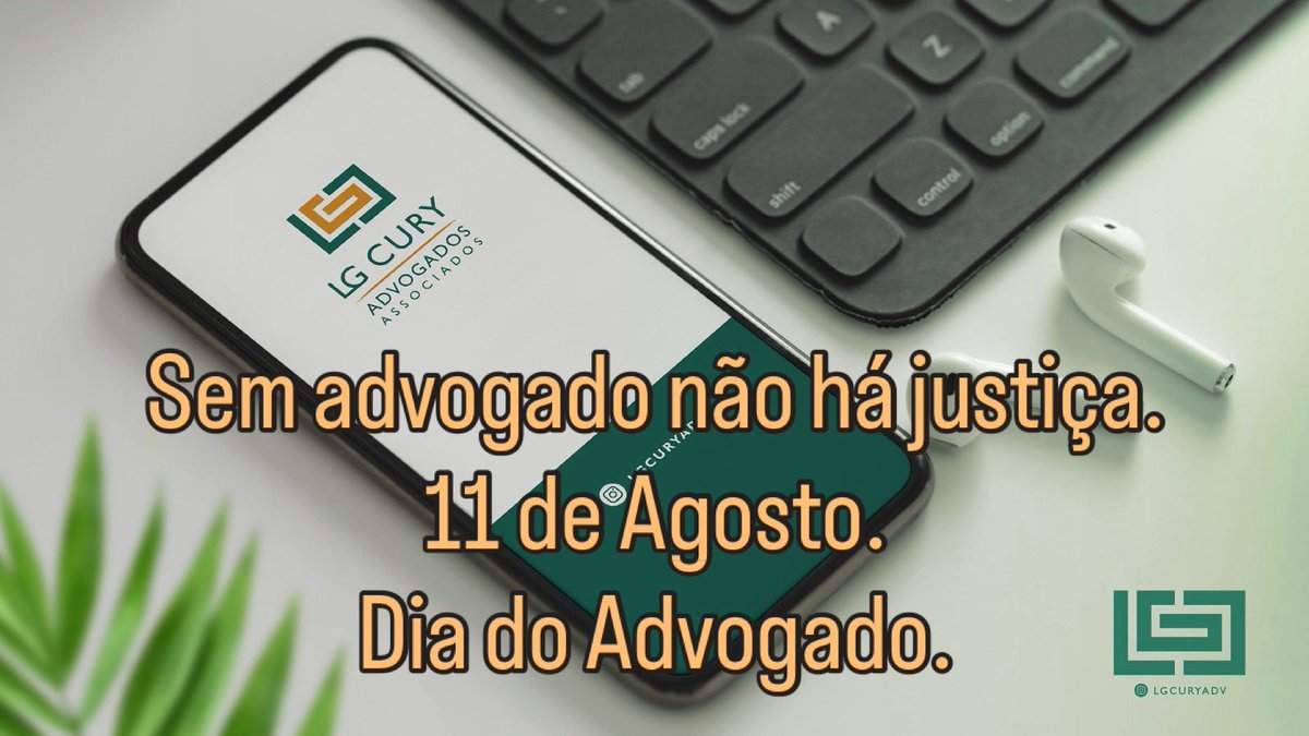 lgcuryadv's tweet image. Sem advogado não há justiça. 11 de agosto. O dia do advogado. #advogado #advocacia #diadoadvogado #11deagosto #11deagostodiadoadvogado #criminalista #advogadocriminalista #advogadocriminal #advocaciacriminal #lgcuryadvogadosassociados