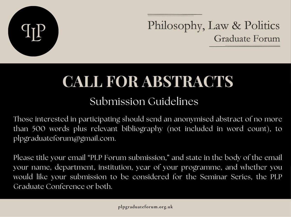 PLP Graduate Forum tweet media