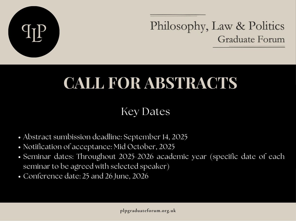 PLP Graduate Forum tweet media