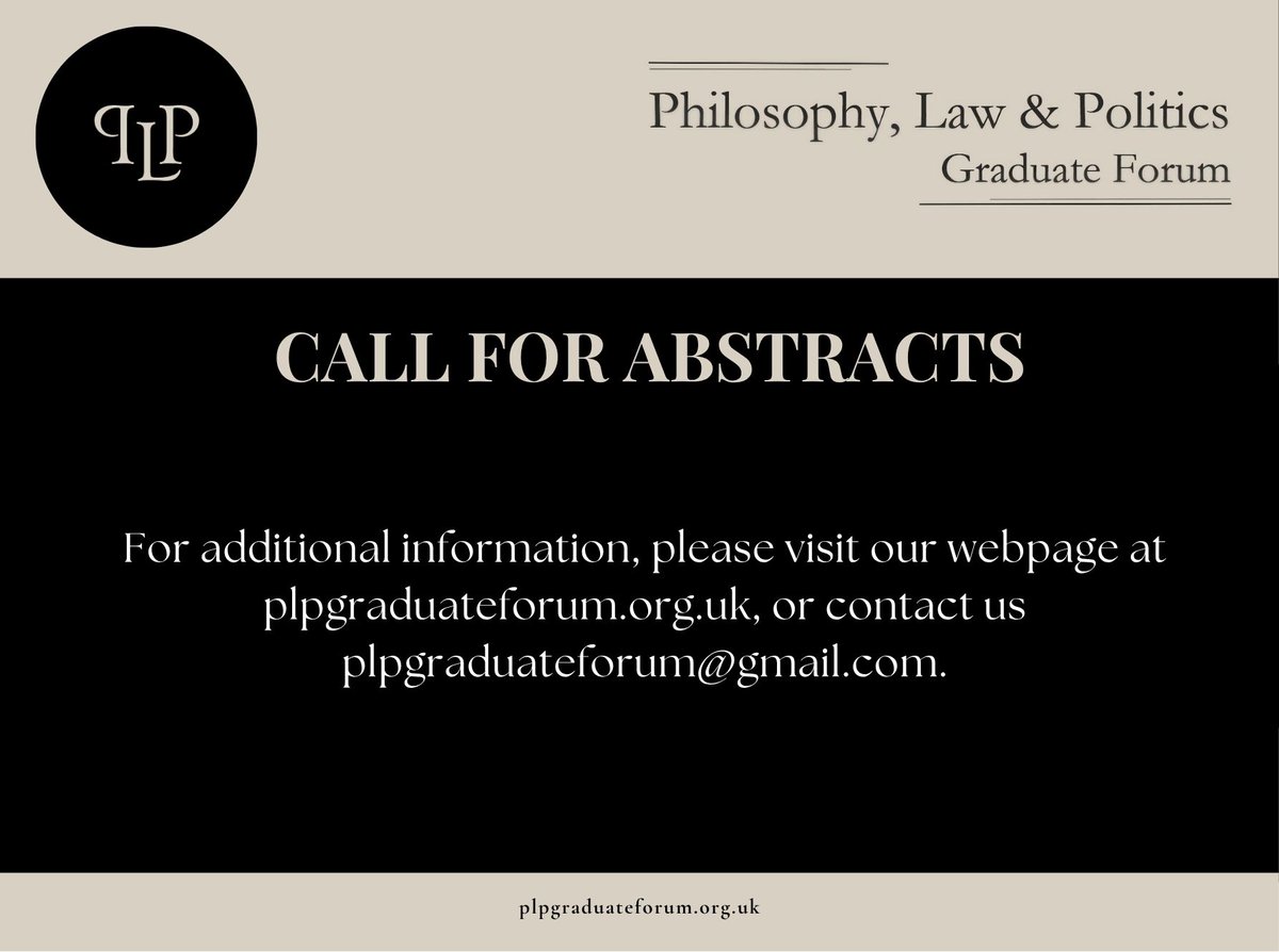 PLP Graduate Forum tweet media