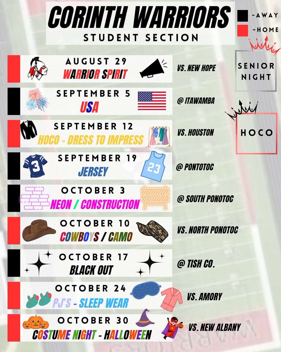 OFFICIAL FNL THEMES!!! ❤️🏈🖤