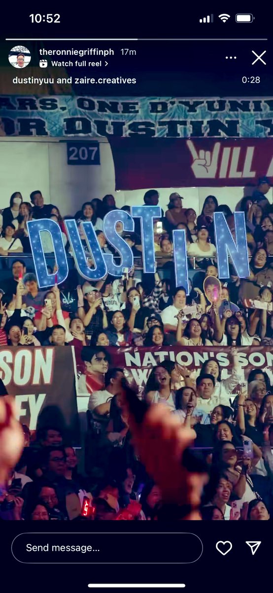 Paps featuring DYUniverse’s very own Dustin LED Name in his Instagram Account.

Link : instagram.com/reel/DNN80KyT2…

Please do know that we, your soliDs and supporters will always have your back. Hanggang dulo Dustin Yu! 🩵

#DustinYu 
<a href="/dustinyuu/">Dustin Yu</a>