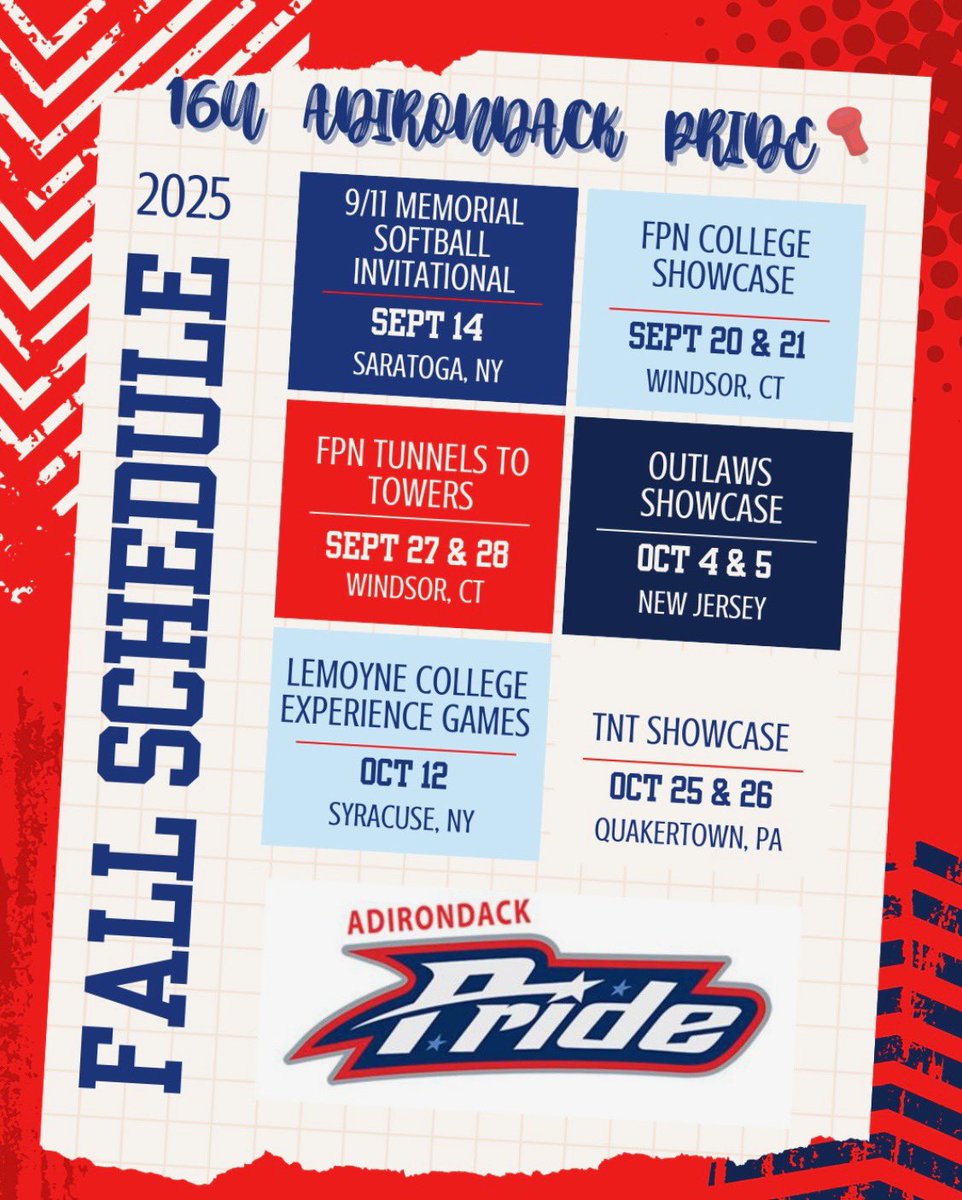 Adirondack Pride 16U & 18U - BACKAUS tweet media