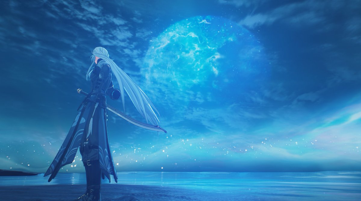 gu_ra_n's tweet photo. 白髪の男キャラ案外月が似合うな
 #鳴潮  #鳴潮写真部  #WutheringWaves https://t.co/101id23e8O