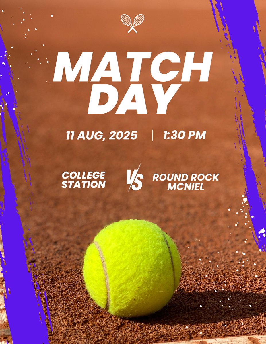 Rolling 🛞 through the busy schedule. Stay tuned this week 🗓️.
Let’s Go Cougars! 🎾 💜