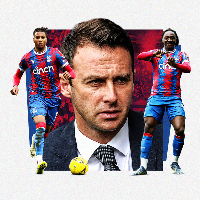 scoutedftbl's tweet photo. Buoyed by historic victory, Crystal Palace must move forward without the architect of their success: Dougie Freedman.

@billycarpy investigates how the renowned talent-spotter transformed South London's pride, building on EFL talent and the Palace identity that he helped nuture.