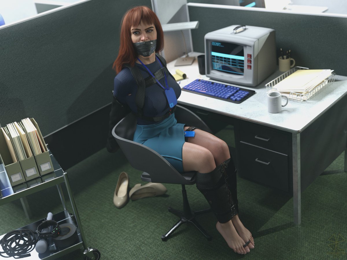 Unfortunately, events have shown Helly R cannot be trusted to remain at her desk and perform her duties. 

Lumon HR has implemented some probationary measures and an incentive to keep her productive.

Her Outie will be provided an explanation for any soreness or other sensations.