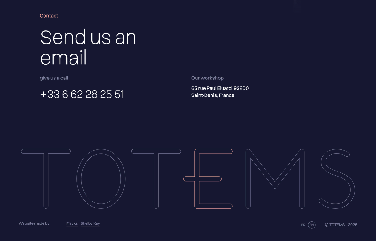 Totems ↓

footer.design/sites/totems