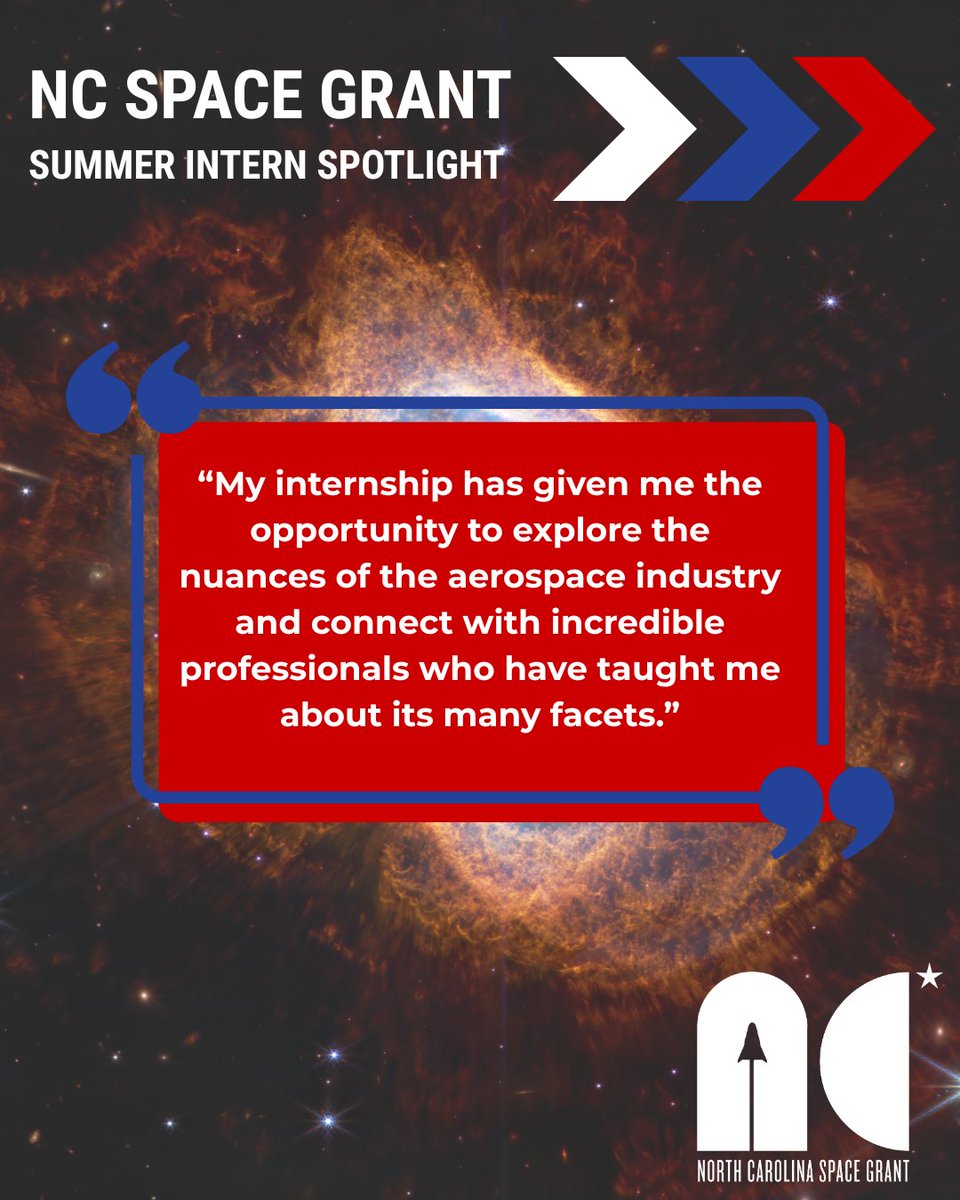 North Carolina Space Grant (@ncspacegrant) on Twitter photo Our last summer intern spotlight is Varun Surti, an aerospace engineering student at <a href="/NCState/">NC State University</a>. Surti interned at <a href="/NASAKennedy/">NASA's Kennedy Space Center</a> on the Spaceport Digital Twin, a real-time virtual model critical for optimizing launch operations, infrastructure planning, and mission simulations! Our last summer intern spotlight is Varun Surti, an aerospace engineering student at <a href="/NCState/">NC State University</a>. Surti interned at <a href="/NASAKennedy/">NASA's Kennedy Space Center</a> on the Spaceport Digital Twin, a real-time virtual model critical for optimizing launch operations, infrastructure planning, and mission simulations!