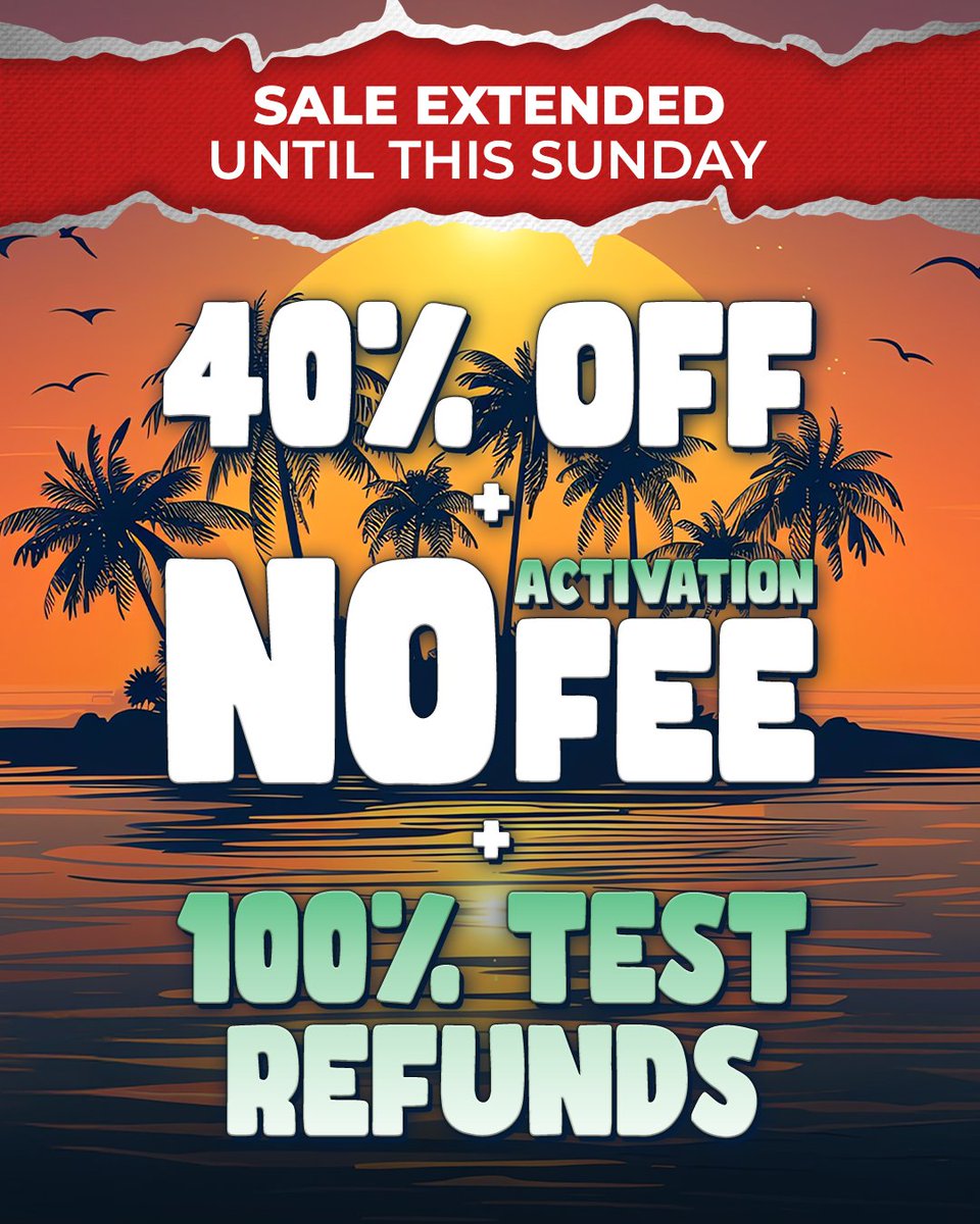 You asked, we listened. We’re officially extending our summer flash sale for one more week. It now ends this Sunday, August 17th. Use code NOFEE40 at takeprofittrader.com.