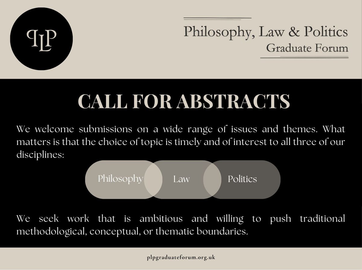 ForumPlp's tweet image. 📢 We've extended the deadline for our Call for Abstracts! We also have exciting news about our 1st PLP Grad Conference:

🌟 Professors Seyla Benhabib and Samuel Scheffler will be our keynote speakers.

📆 The conference will take place on the 25 &amp;amp; 26 of June, at Oxford.  (1/2)
