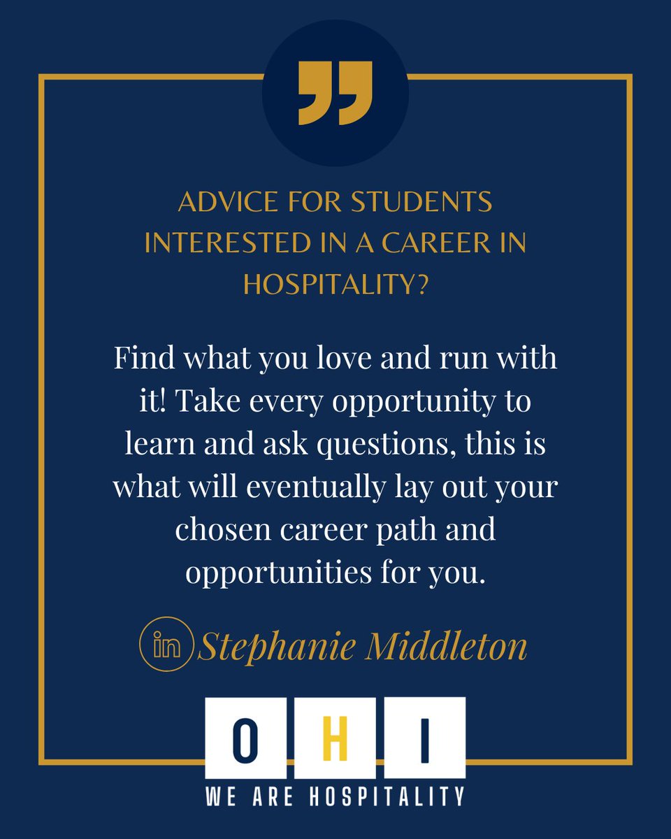 Meet Stephanie Middleton, Professor &amp; Coordinator at St Clair College
Through What’s Your Story? her advice for students who want a career in the #hospitalityindustry, is always ask questions, this will help you learn through your journey. 

#hospitality #studentlearning #careers