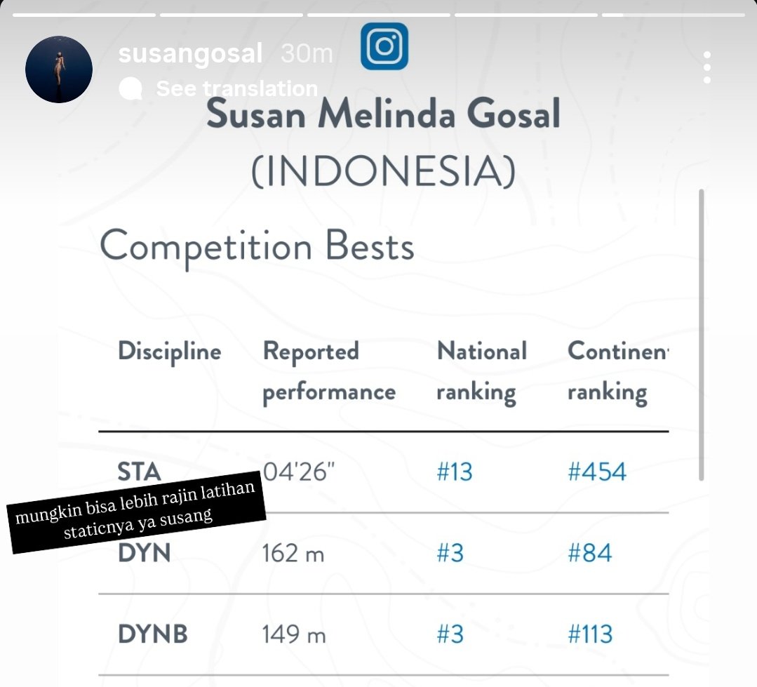 Orang ini dynamic bifins bisa 149 m tuh 3x muter kolam GBK 🤯🤯