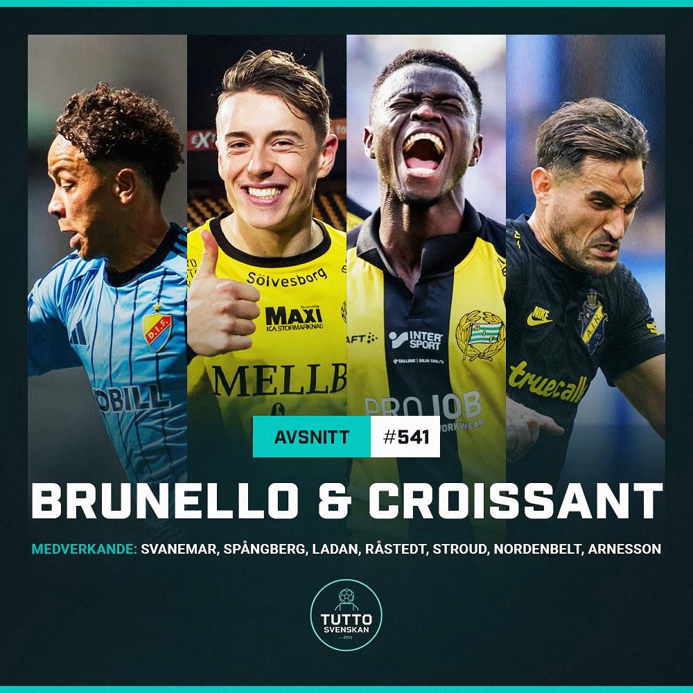 541. BRUNELLO OCH CROISSANT!

Mjällbys blytunga seger i Malmö. Dogge svävar på moln och Stroud om superformen! Och vem är Malmös sämsta värvning någonsin? Bajens perfekta seger och rotation! AIK:s derbybesvikelse och Mikael Andersons impact i Djurgårn!

🎧 open.spotify.com/episode/2SsLAQ…