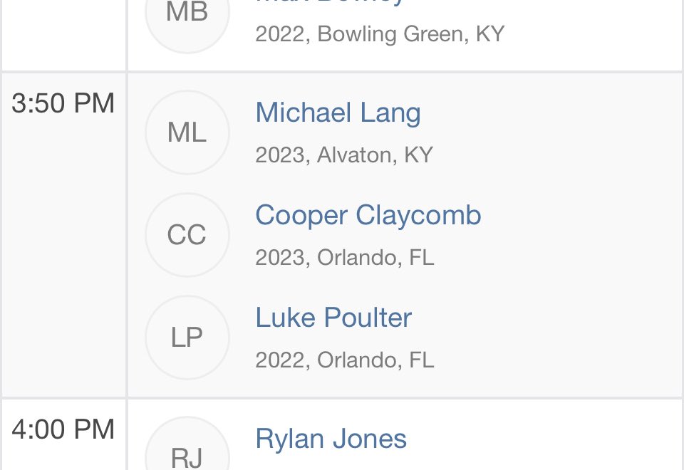 Bluegrass Golf Tour (@bluegrassgt) on Twitter photo In 2020, the BGT hosted Fall 9-H Series at “Majestic” Paul Walker GC. Two players in that event are now in US Amateur (<a href="/ClaycombCooper/">Cooper Claycomb</a> and Luke Poulter). Good luck to both this week! In 2020, the BGT hosted Fall 9-H Series at “Majestic” Paul Walker GC. Two players in that event are now in US Amateur (<a href="/ClaycombCooper/">Cooper Claycomb</a> and Luke Poulter). Good luck to both this week!
