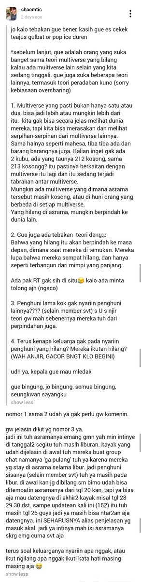 chaomtic's tweet photo. karena gak bisa update sementara gw drop teori teori aja ya https://t.co/3COinT75Bl