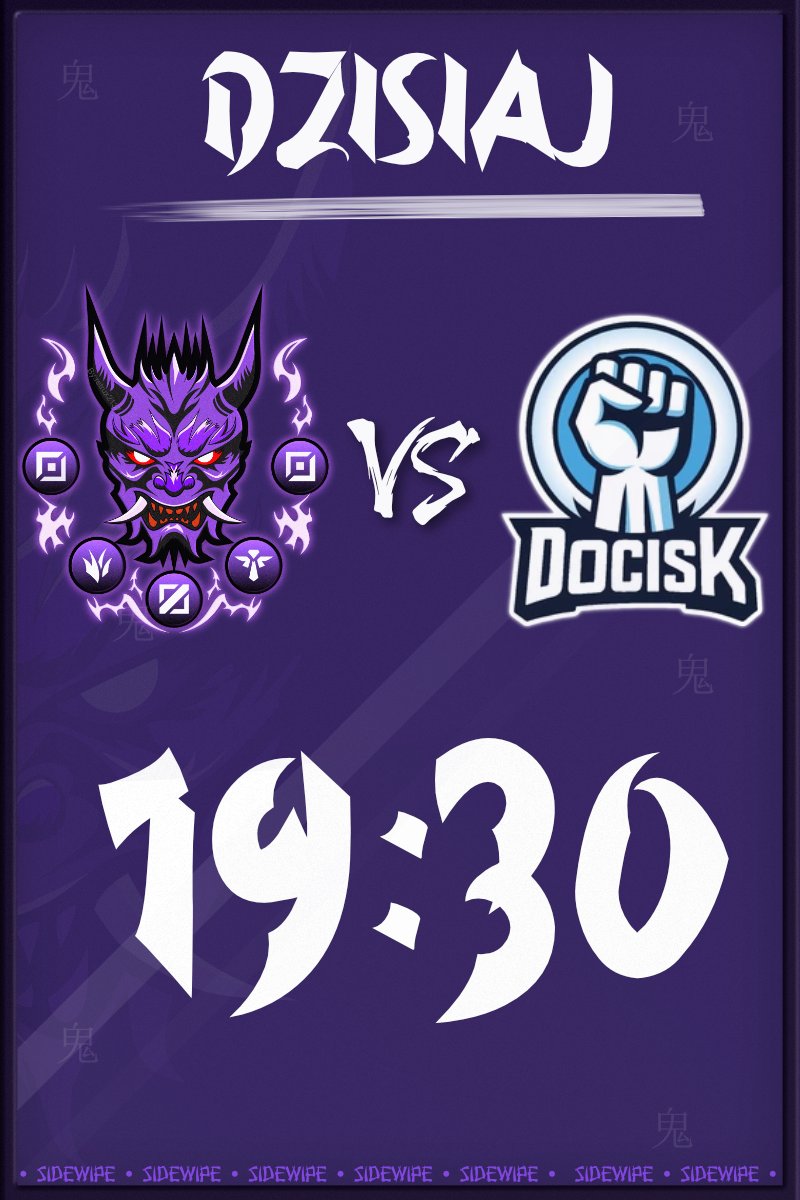 DZISIAJ zmierzymy się w ĆWIERĆFINALE SUMMONERS FIGHT GROUND — na DOCISK! Miłego oglądania i trzymajcie za nas kciuki! ✊
#SIDEWIPE #SWWIN #SFG