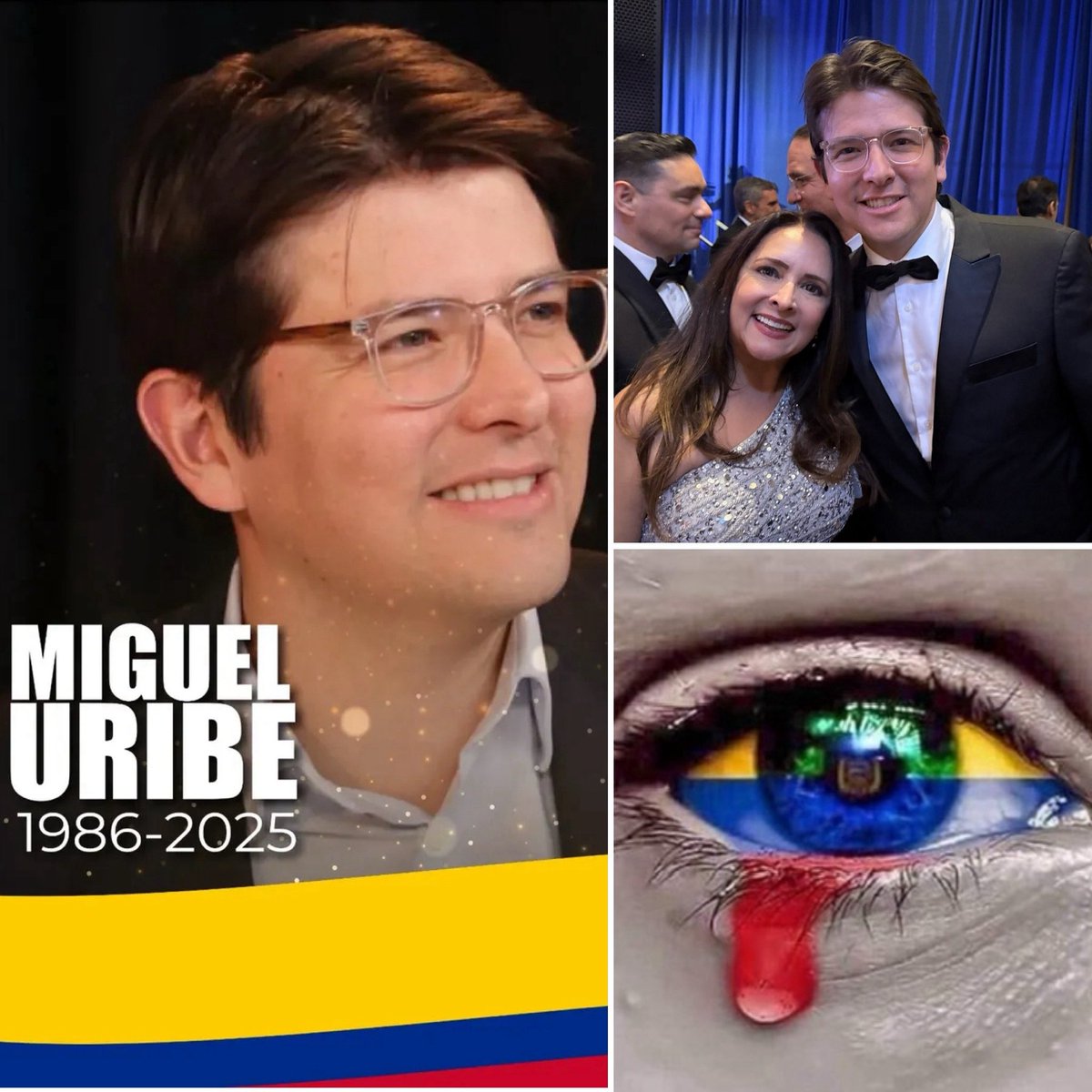 MarticaGOP's tweet photo. I’m deeply saddened to hear of the passing of Miguel Uribe Turbay. His dedication to public service and his courage in the face of danger reflect the kind of leadership that inspires nations. Colombia, and the world, has lost a visionary voice for democracy and progress. My thoughts are with his family and all those who believed in his mission. May his legacy continue to shape a better future.  Miguel  Uribe Turbay, was a Colombian senator and presidential hopeful, died earlier today, two months after he was shot at a campaign event in the country’s capital. He was 39.

The incident shone a spotlight on political violence in Colombia ahead of presidential elections that will take place in May 2026. 
God bless Colombia 🇨🇴 #freedomfighters #united for victory. #nomoreviolence #nomoreterrorism #savecolombiafromsocialism #colombianosenelexterior #colombianosusa