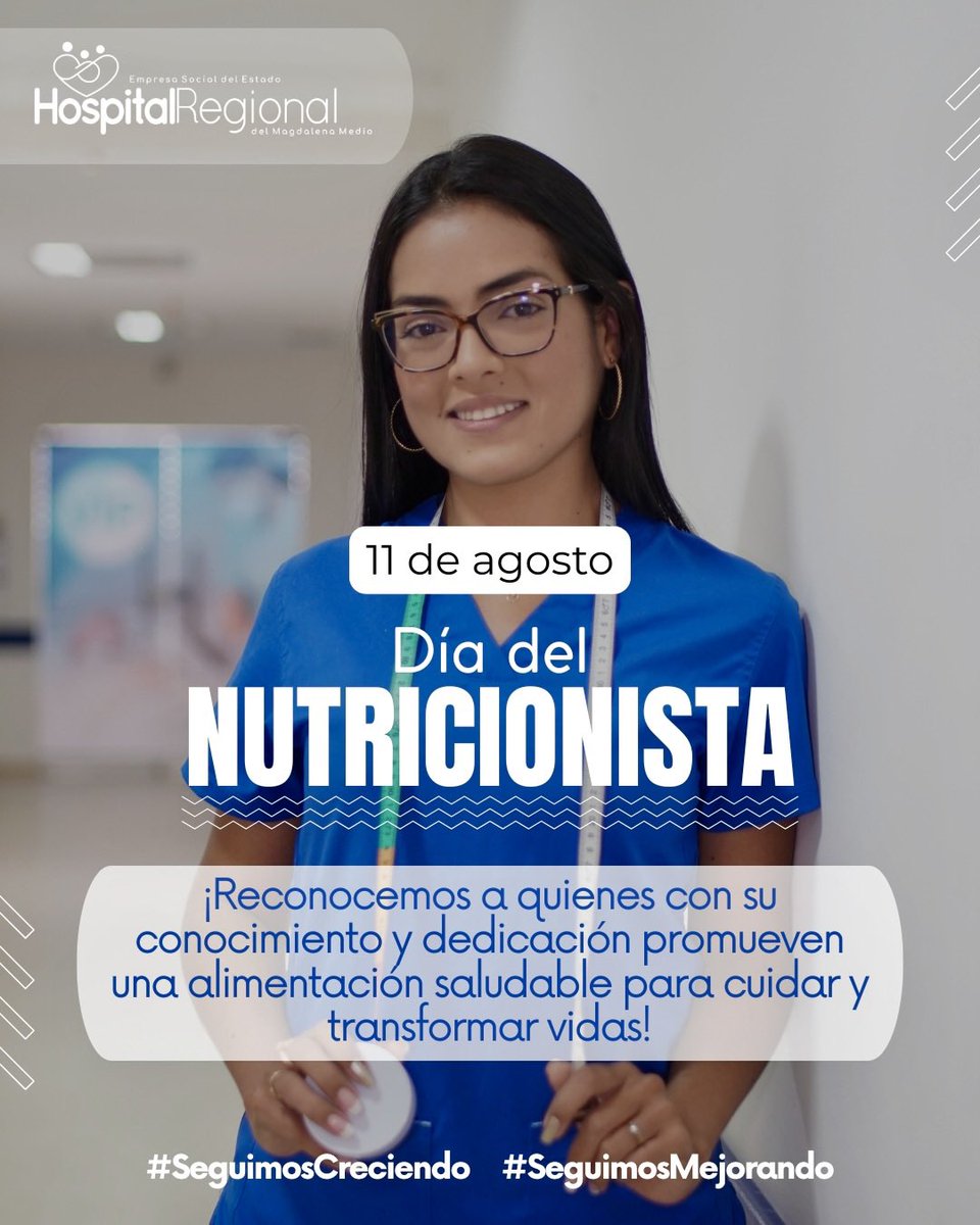 En este día recordemos que, una buena alimentación es la base de la salud. Cuidar lo que comemos es cuidarnos ¡gracias a quienes nos enseñan a hacerlo cada día!
<a href="/MinSaludCol/">MinSalud Colombia 🇨🇴</a> <a href="/Supersalud/">Supersalud</a> <a href="/giovannyrubiano/">Giovanny Rubiano MD</a> <a href="/LuisTorreSalud/">Luis Torres Castro - .</a> <a href="/infopresidencia/">Presidencia Colombia 🇨🇴</a>