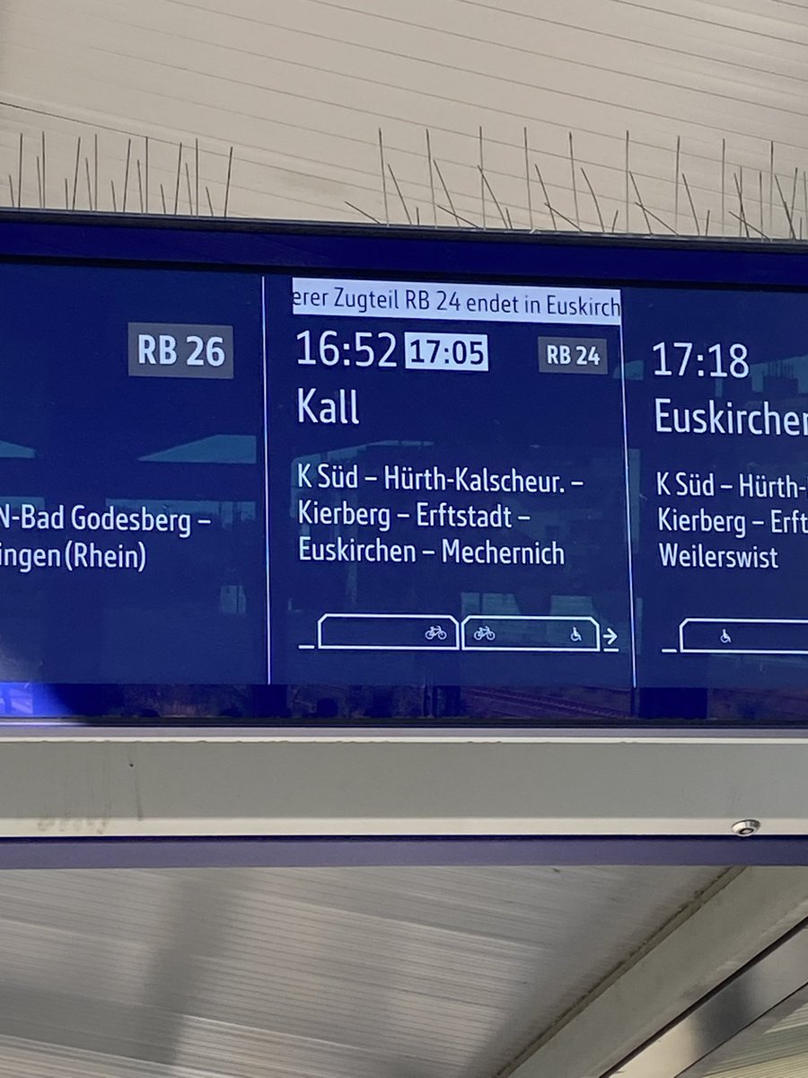 mu3hl3's tweet image. Wenn ein Zug es wochenlang nicht einmal schafft pünktlich zu sein dann wirken Erklärungsversuche wie „Verspätung eines vorausfahrenden Zuges“ irgendwie hilflos. @DB_Bahn wie wäre es mal mit Ursachenforschung und Bekämpfung?! Statt Ausreden suchen