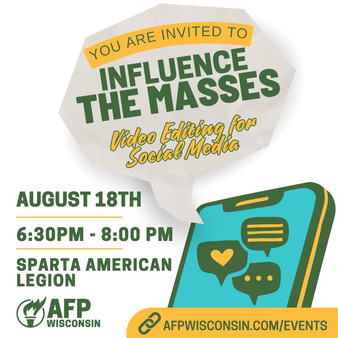 🎥 Join us for an epic Social Media Workshop! 🚀 Level up your video editing skills &amp; engage your followers like never before! 📱 

🤳 What to expect:
• Learn reel/video editing basics 
• Create a 30-60 sec reel on an issue you care about 
• Drive action with your content 
•