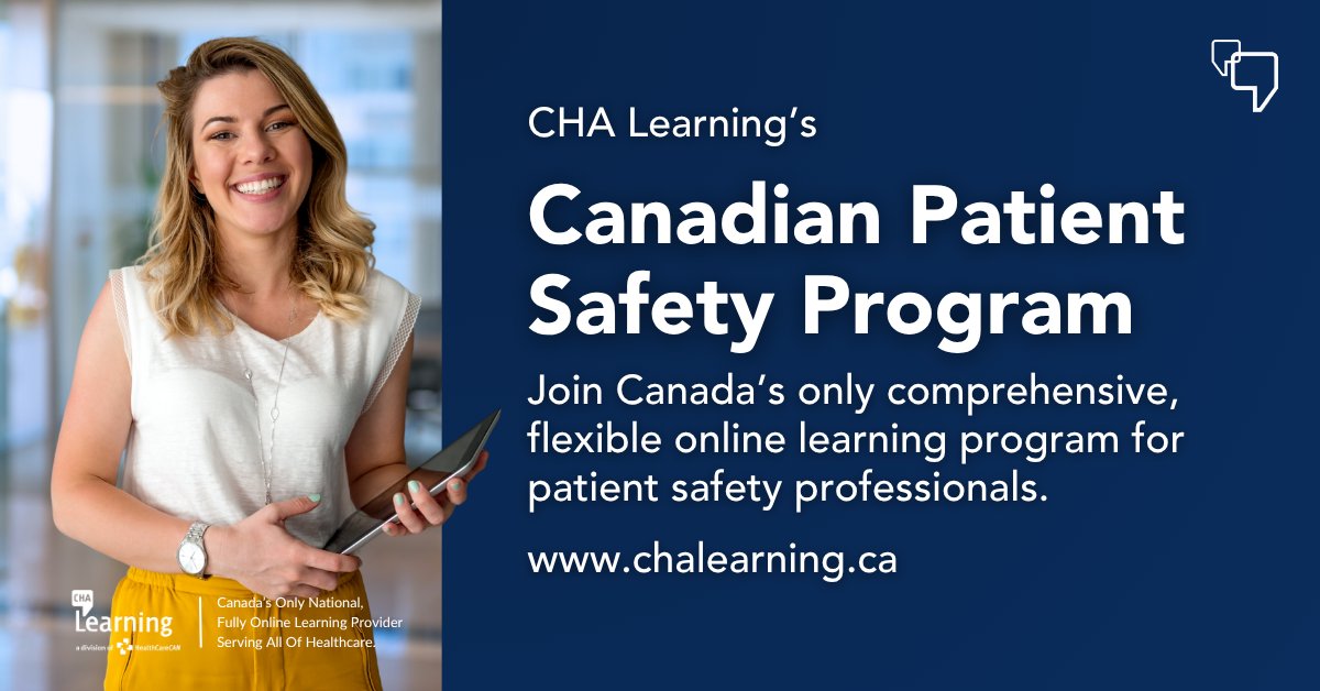 The Canadian Patient Safety Program is Canada’s only comprehensive, flexible online learning program for patient safety professionals.

Gain the required knowledge and skills to improve safety for and with patients, families and staff. 

✅ Enrol anytime
✅ Interactive e-learning