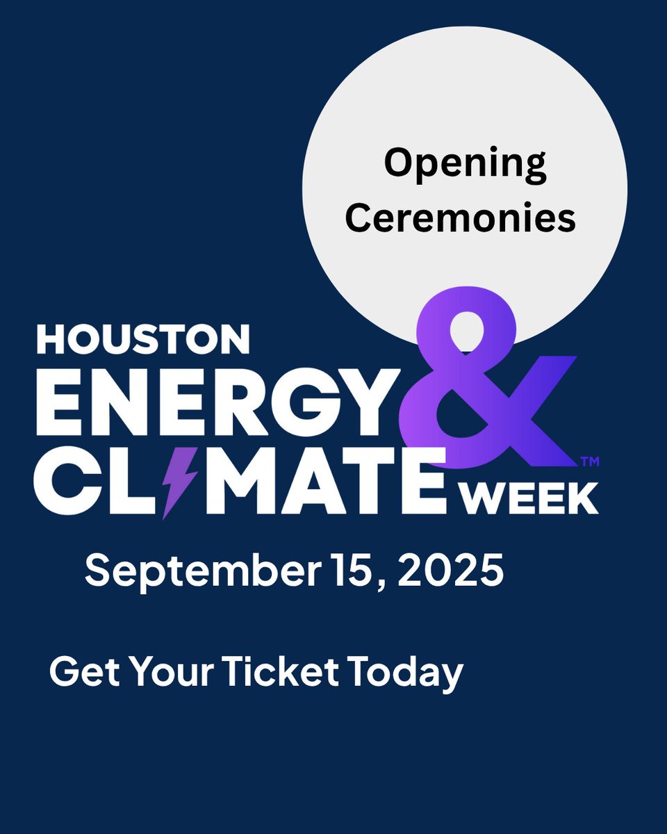 Houston Energy and Climate Week tweet media