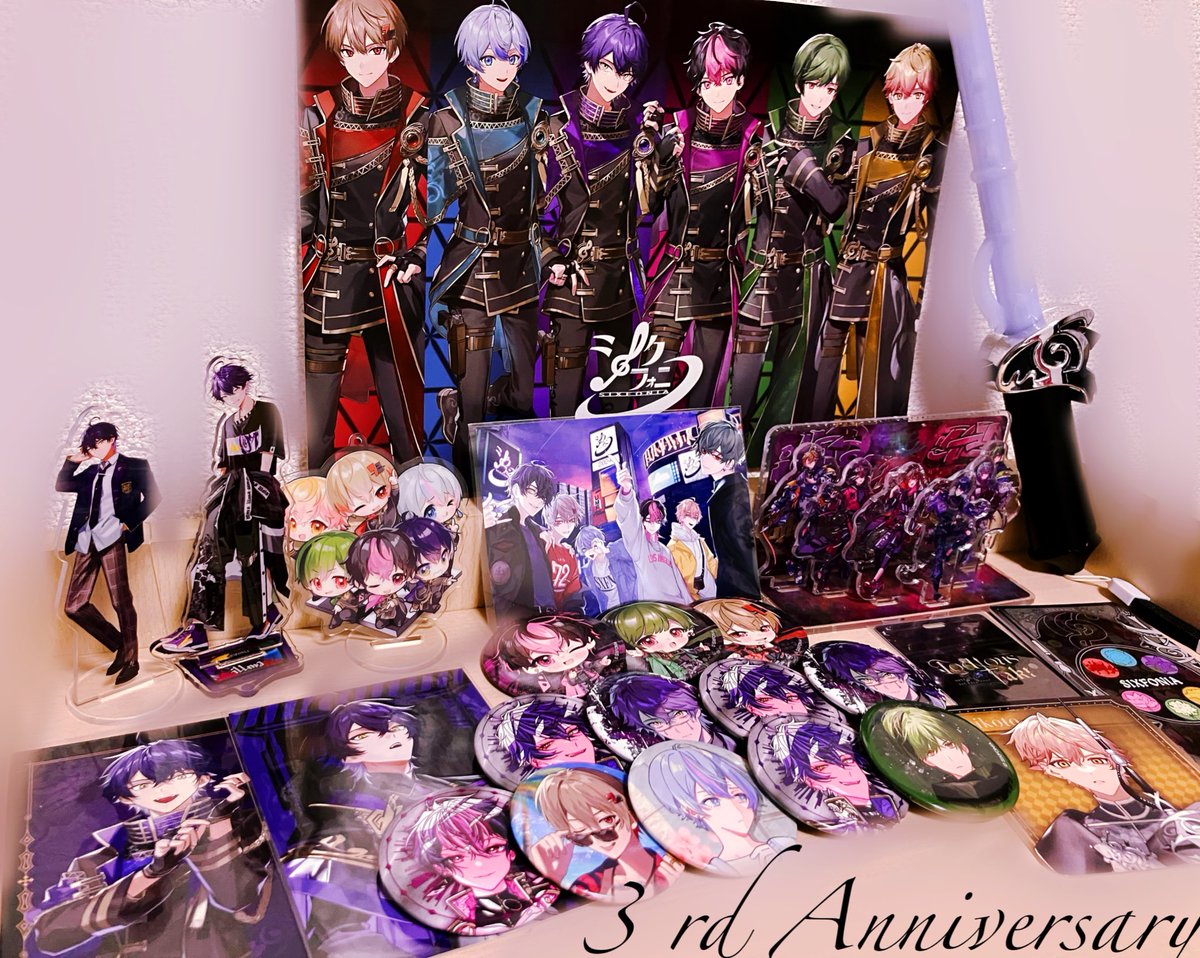 SIXSFONIA 3 rd Anniversary ____🎼

シクフォニ3周年おめでとうございます！
#シクフォニ3周年
#シクフォニ
#いるまにあふぁみりー