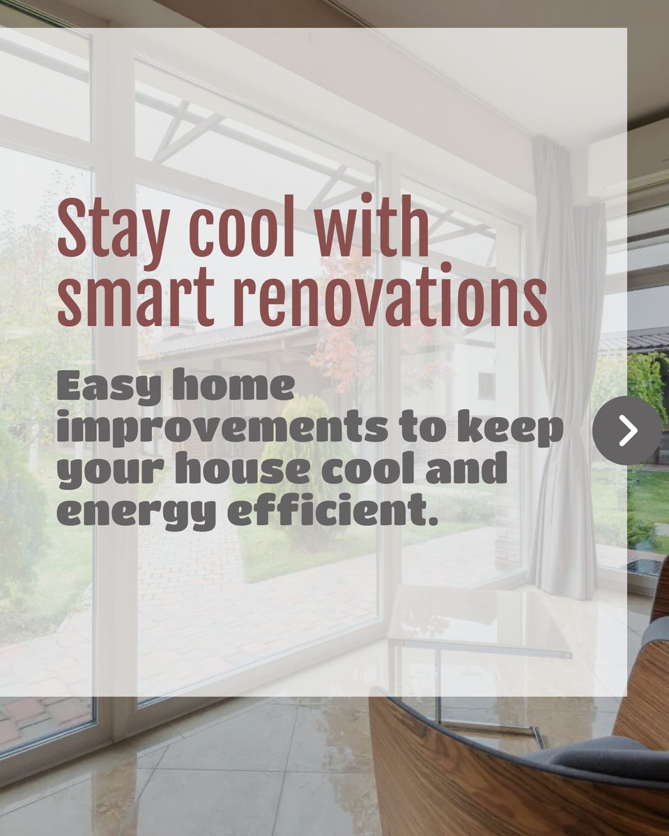 Beat the Caledon heat with smart renovations! 🔥💡Upgrading windows &amp; insulation keeps your home cool &amp; efficient. Ready to invest in comfort &amp; sustainability? Let's chat about strategies that fit your lifestyle &amp; future! What's your top energy-saving tip? #Caledon